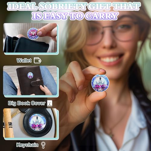 Personalized Rebirth & Peace Meditation on The Lotus Sobriety Coin