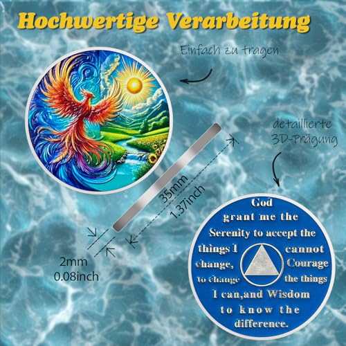 Phoenix Chaos and Light Sobriety Coin