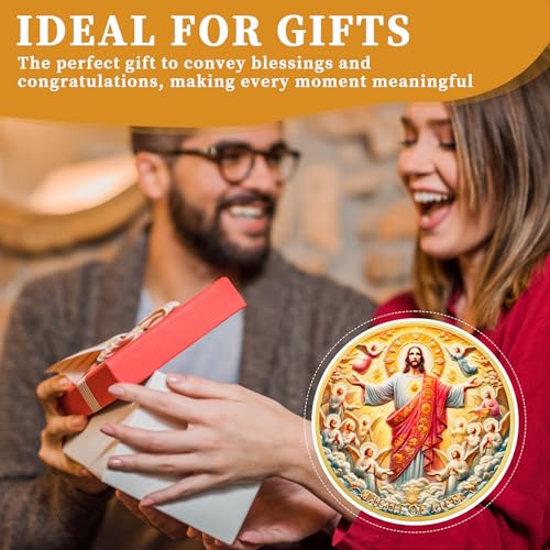 Light of Life Jesus Sacred Heart John 8:12 Bible Challenge Coin