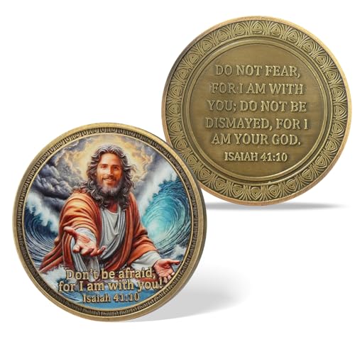 Isaiah 41:10 Christian Challenge Coin
