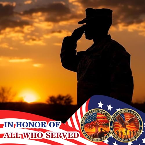 Thank You for Your Service Military Veterans Challenge Coins
