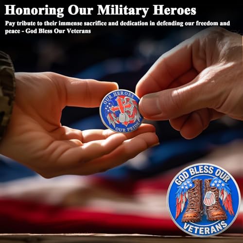 Army Boots Veterans Military Challenge Coins