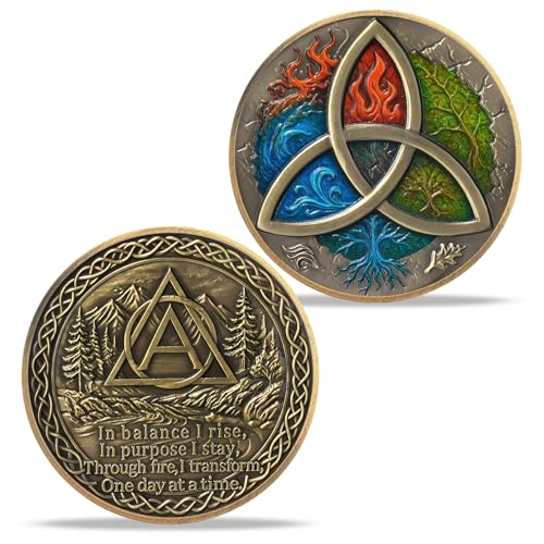 Three Elements Celtic Knot Religious Coin