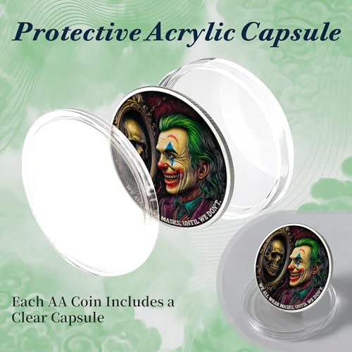 Clown Mask Memento Mori Coin