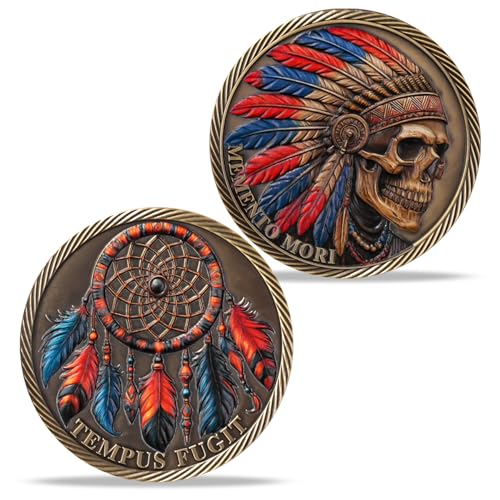 Memento Mori Tempus Fugit Challenge Coin