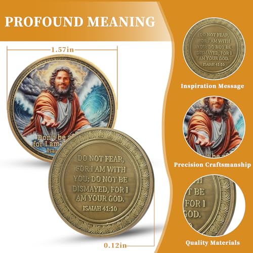 Isaiah 41:10 Christian Challenge Coin