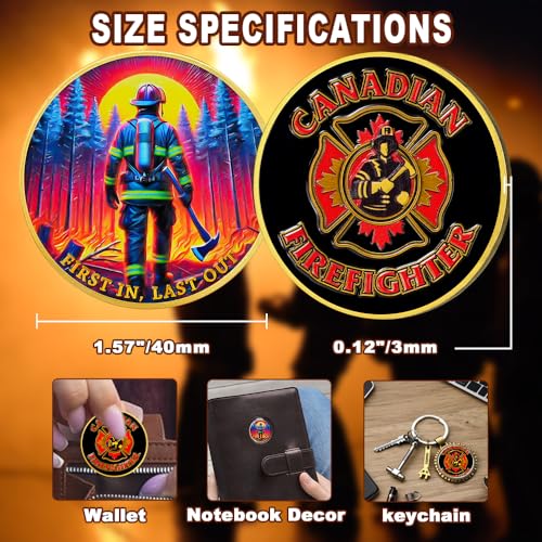 Canadian Firefighter Challenge Coin
