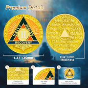 Personalized to Thine Own Self Be True Sobriety Coin