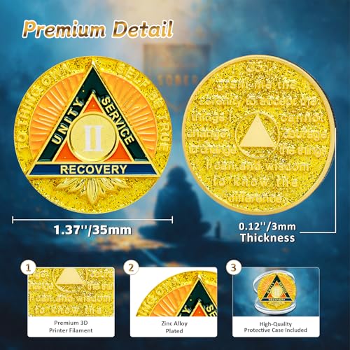 Personalized to Thine Own Self Be True Sobriety Coin