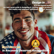 Personalized to Thine Own Self Be True Sobriety Coin
