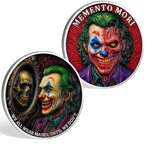 Clown Mask Memento Mori Coin