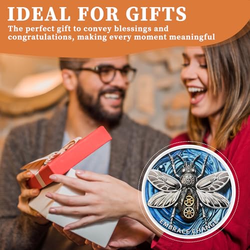 Mechanical Gear Beetle Sobriety Coin