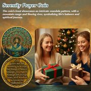 Personalized Sacred Mandala  Sobriety Coin