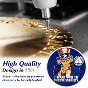 Just for Today Sobriety Coin
