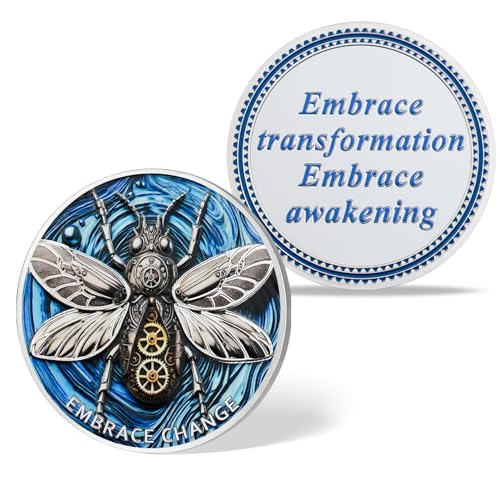 Mechanical Gear Beetle Sobriety Coin