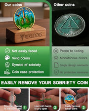 Quit Smoking Your Future is Smoke-Free Sobriety Coin