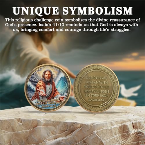 Isaiah 41:10 Christian Challenge Coin