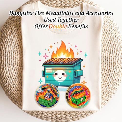 Skull Dumpster Fire Response Team Coin