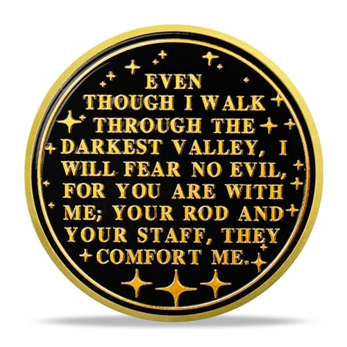 Faith Over Fear Christian Challenge Coin