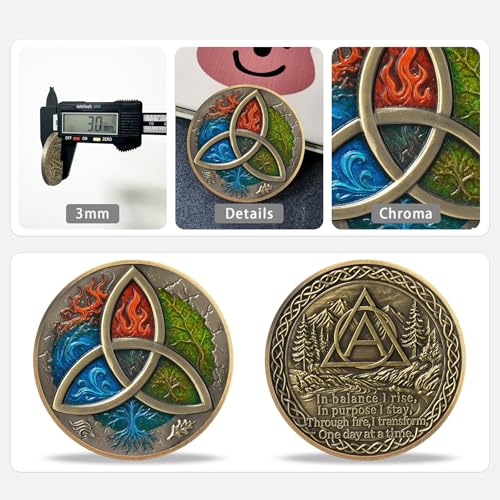 Three Elements Celtic Knot Religious Coin