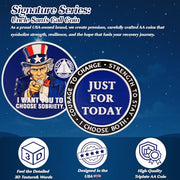 Just for Today Sobriety Coin