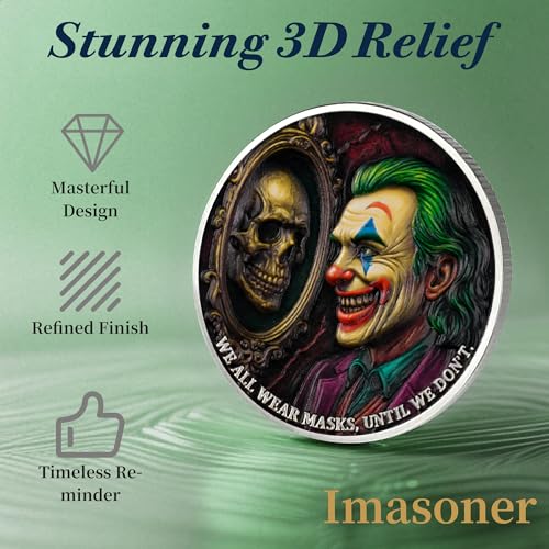 Clown Mask Memento Mori Coin
