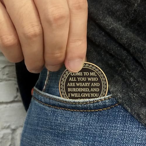 Water Jar Inspirational Bible Verse Religious Coin