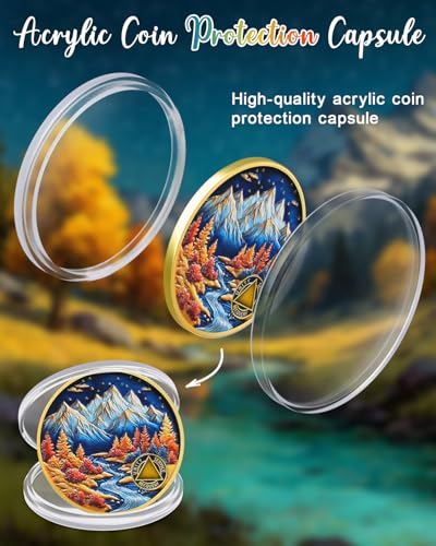 Autumn Landscape Sobriety Coin