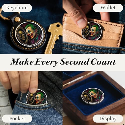 Clown Mask Memento Mori Coin