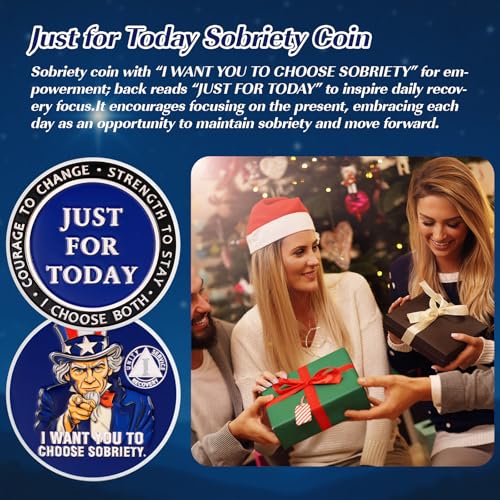 Just for Today Sobriety Coin