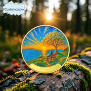 Personalized Path to Peace Sobriety Coin