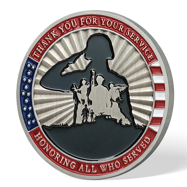Military Challenge Coin Retirement Gift
