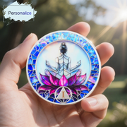 Personalized Rebirth & Peace Meditation on The Lotus Sobriety Coin