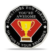 5 Pcs You’re Awesome Employee Appreciation Coin Inspirational Gift Set