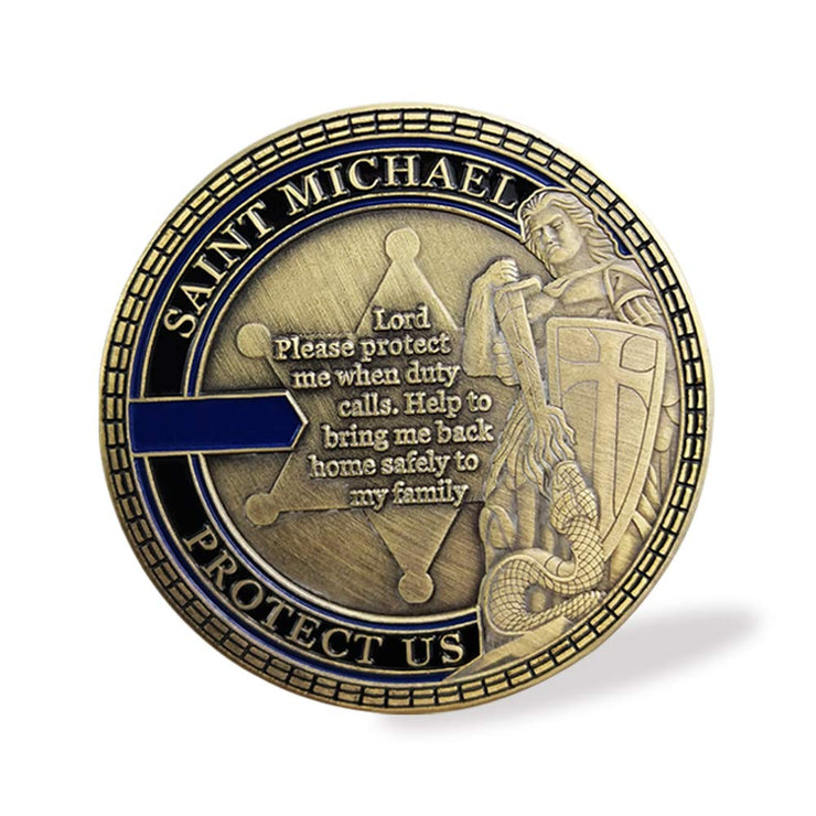 Police Officers Prayer Challenge Coin