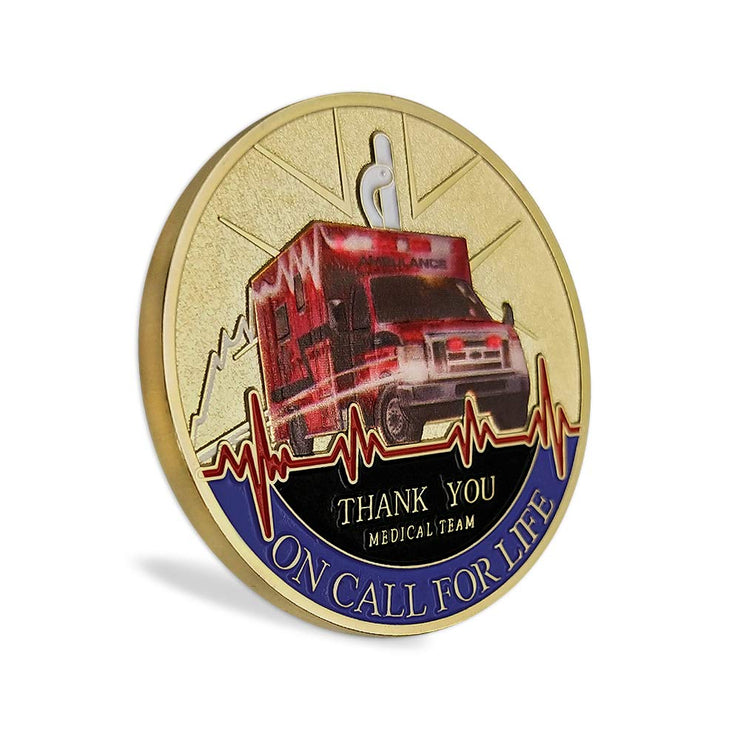 Paramedic's Prayer EMT EMS Challenge Coins