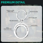 Sturdy Stainless Steel Sobriety Coin Holder