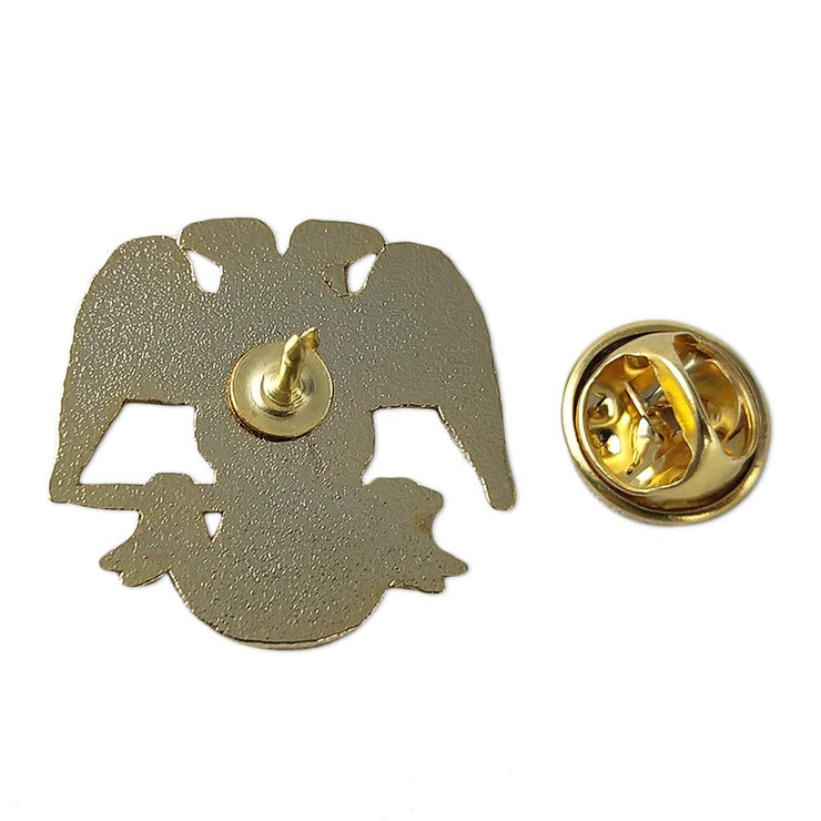 Scottish Rite 32nd Degree Masonic Lapel Pin Badge