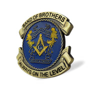 Masonic Coin Blue Lodge Master Mason Freemasonry Collectible Gift - Brotherly Love