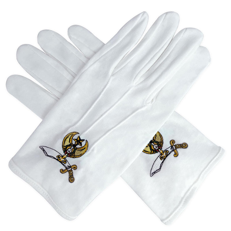 Shriner Masonic Gloves