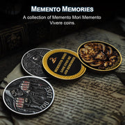 Game Over, You Lose-Time is Up Memento Mori Skull Challenge Coin