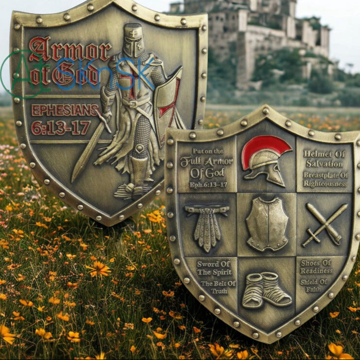 Put on the Full Armor of God Eph. 6:13-17 Challenge Coin