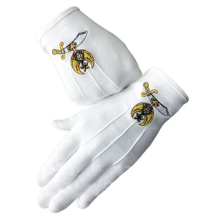Shriner Masonic Gloves