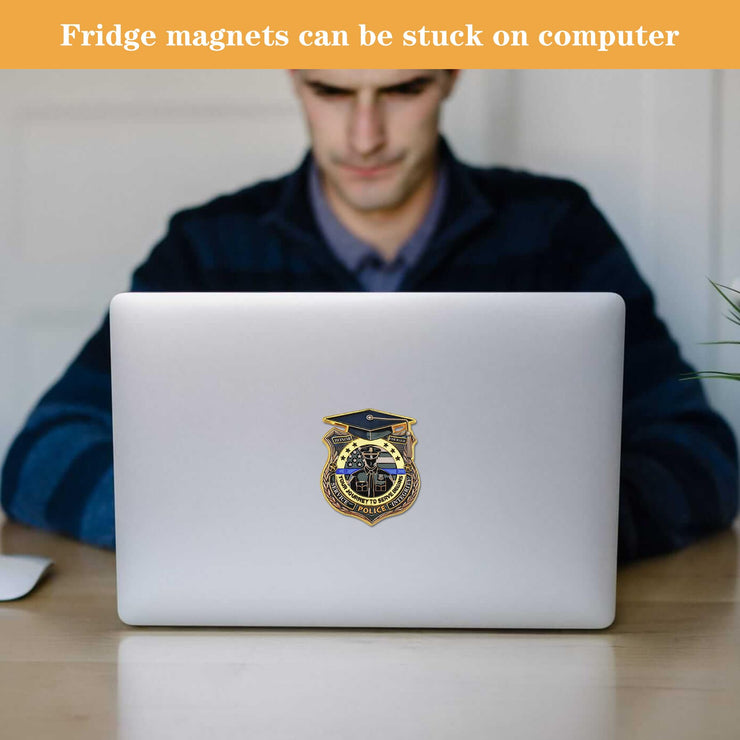 Police Academy Graduation Refrigerator Magnet