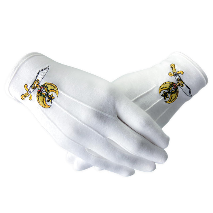 Shriner Masonic Gloves