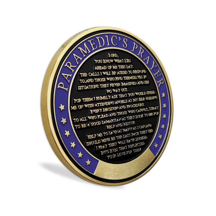 Paramedic's Prayer EMT EMS Challenge Coins