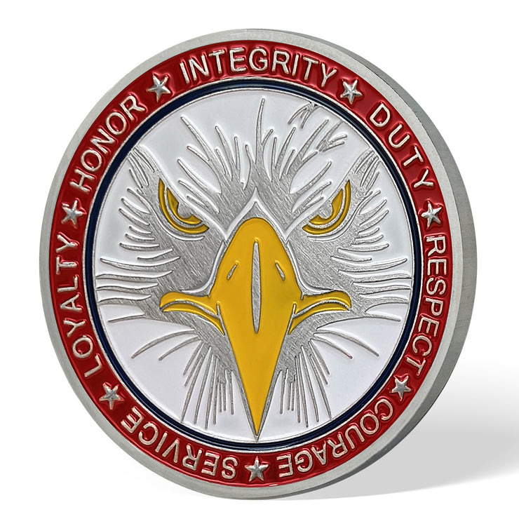 Military Challenge Coin Retirement Gift