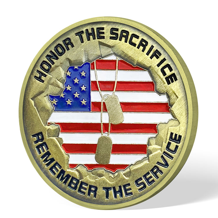 Retired Veteran Challenges Coin Gifts