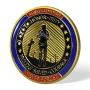 Never Forget Veterans Challenge Coin