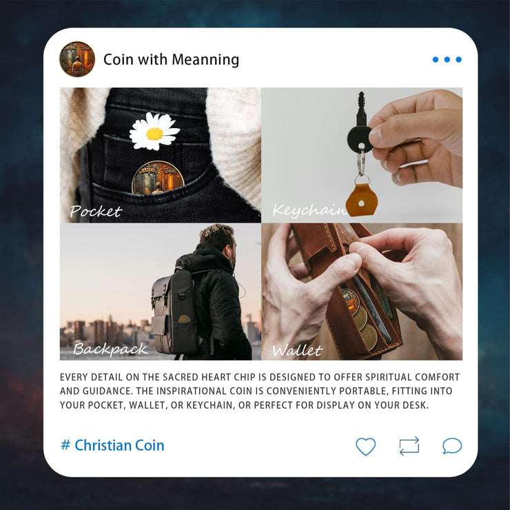 Spiritual Choice Christian Challenge Coin